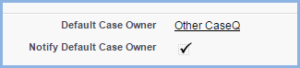Case Settings Default Owner